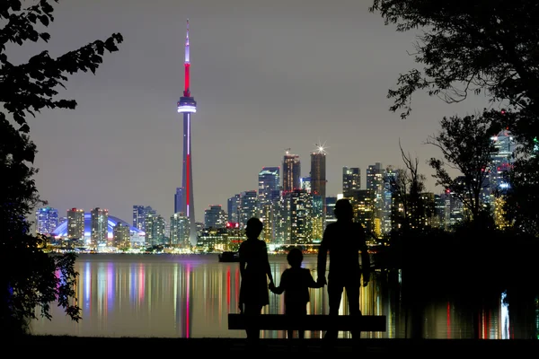 Romantic view on Toronto Skyline