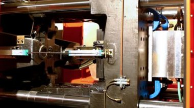 挤压成型机准备塑料详细信息 - 图库视频影像
