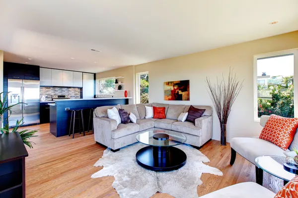 Open concept kitchen living room