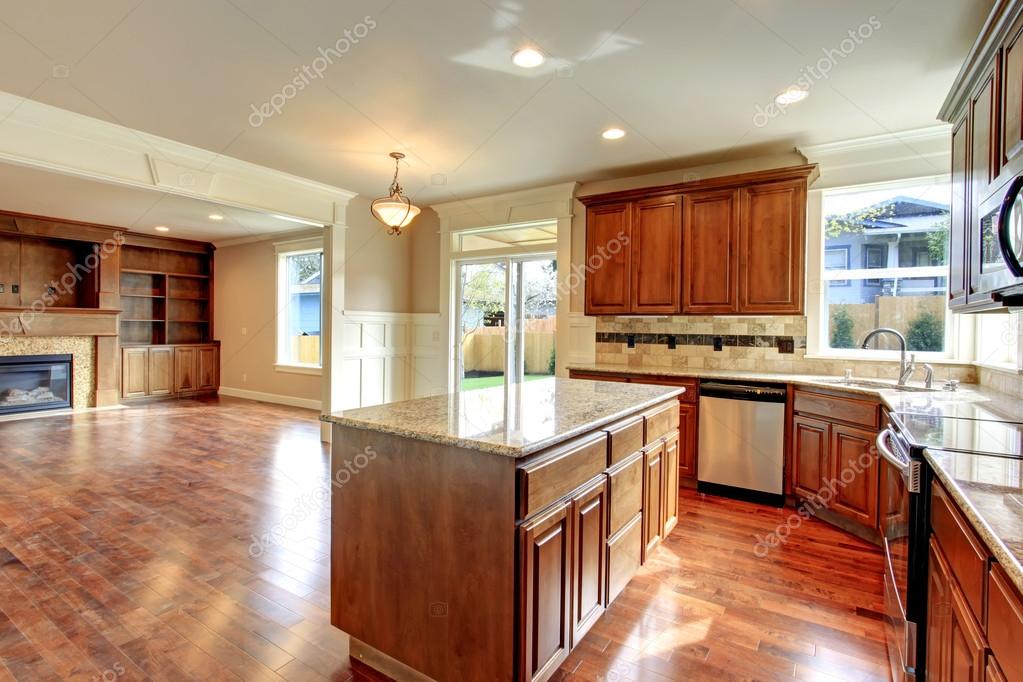 Cocina y living comedor. idea de diseño abierto — foto de stock ... Comedor Cocina diseño