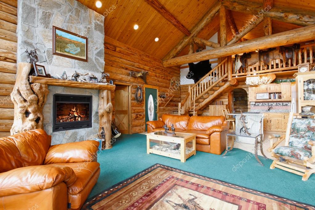 Blokhut woonkamer — stockfoto © iriana88w #41706495