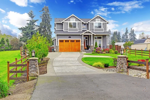 House exterior. Large countryside house