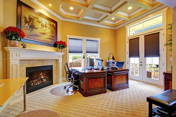 Luxury office room interior