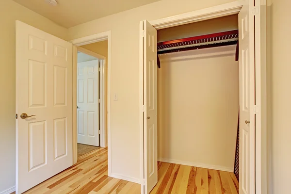 View of closet in bedroom