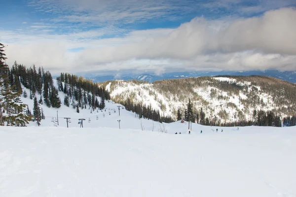 Morning at Ski Resort