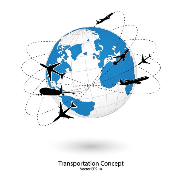 Airplane, Air Craft Shipping Around the World