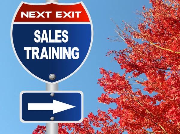 Sales training road sign