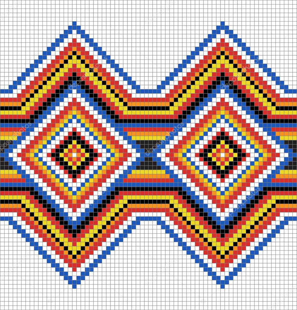 Traditional (native) American Indian pattern — Stock Photo © marina_ua