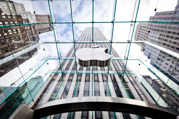 Glass Apple Store in New York City