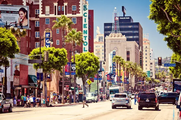 Hollywood Boulevard in Los Angeles