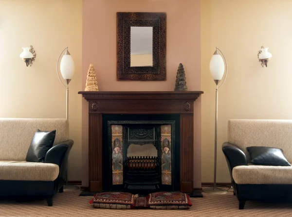 Luxury fireplace room