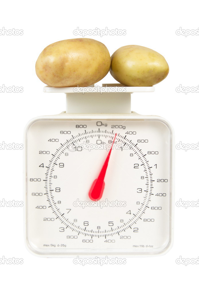 aardappel gewicht