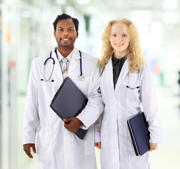 African American Man and Woman Medical Workers