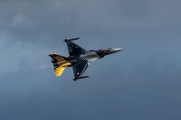 RADOM, POLAND - AUGUST 25: Turkish F-16 Falcon - Soloturk Displa