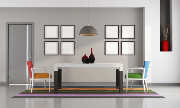 Colorful dining room