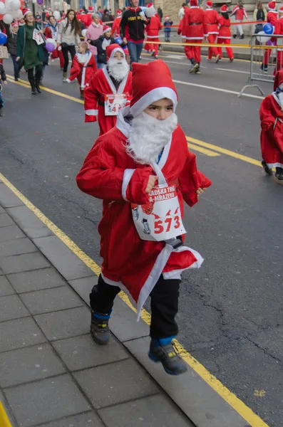 Race Santa Clauses