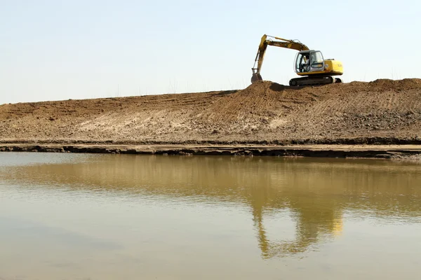 Diversion channel construction site, north china