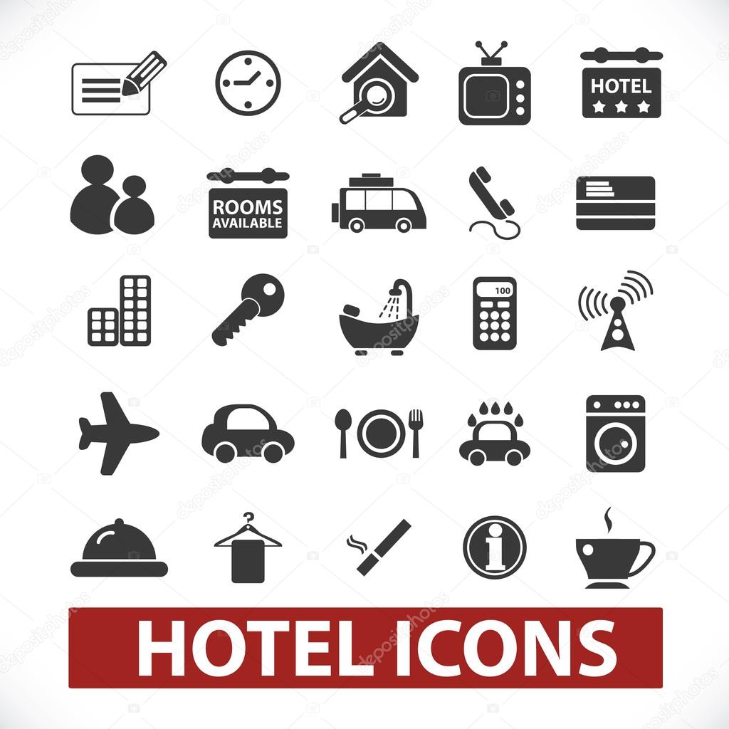 clipart hotel icon set - photo #49