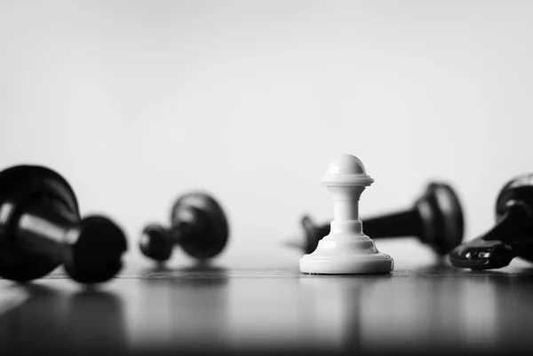 Pawn on a chess board