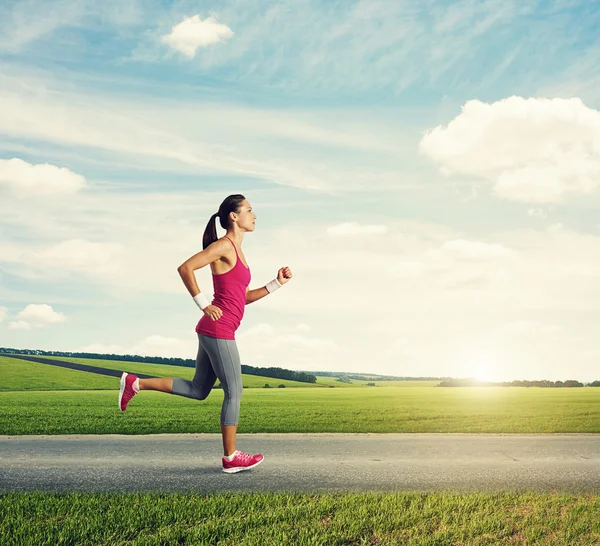 Runner woman jogging