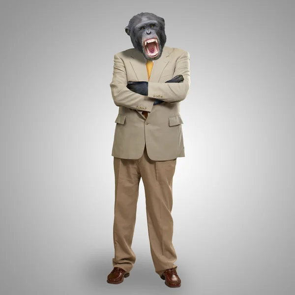 Angry Gorilla In Suit