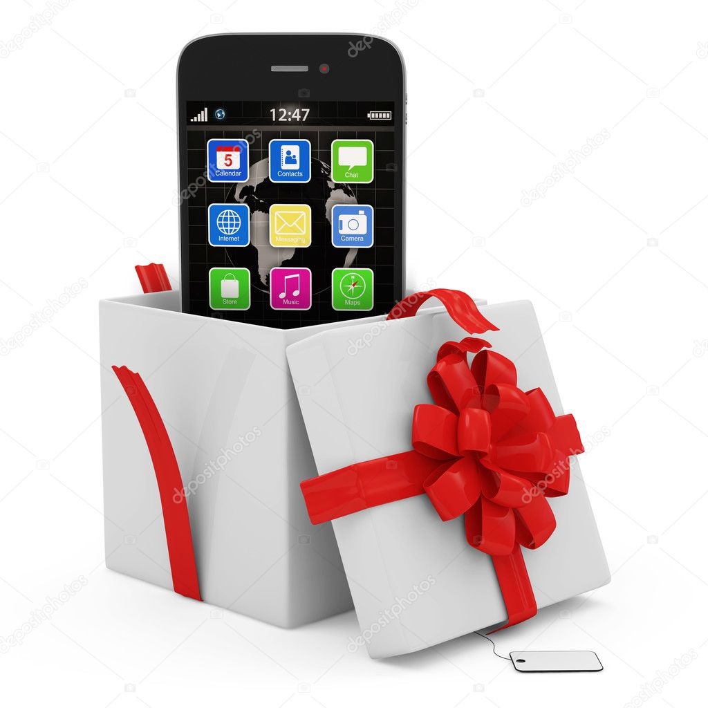 gift box with touchscreen smartphone stock photo 169 ras gift box with touchscreen smartphone stock photo 169 ras