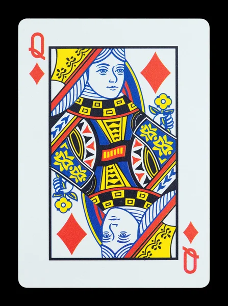 Playing cards - Queen of diamonds