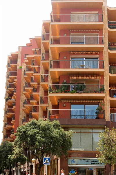 Modern building in Figueres, Spain