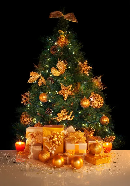 Gifts under Christmas tree — Stock Photo #16248153