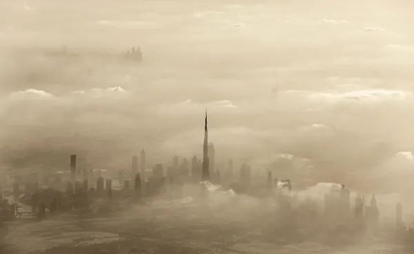 Sand storm in Dubai
