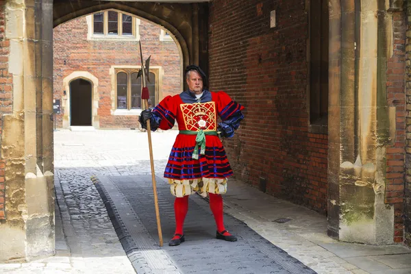 Actor portrays the guard