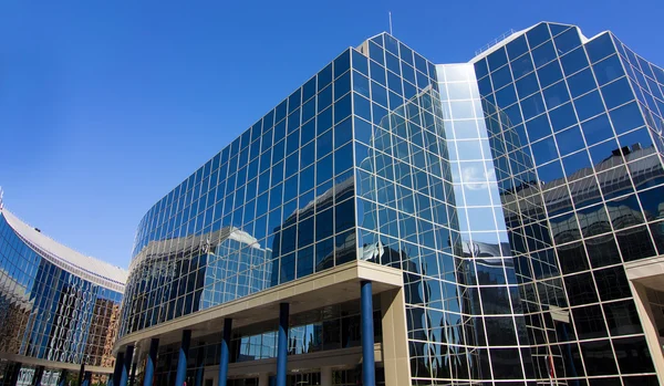 MADRID, SPAIN OCT 15: Modern building with glass architecture on