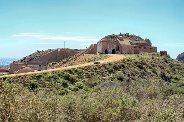 Ruins of an ancient coastal defense headquarters in the city of