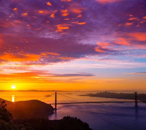 Golden Gate Bridge San Francisco sunrise California