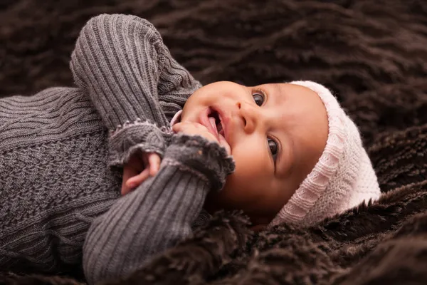 Adorable little african american baby girl - Black people