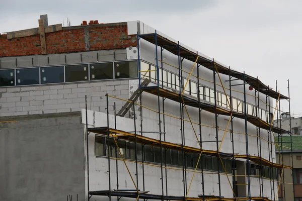 Finishing of facade is in modern building