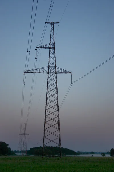 The line of electricity