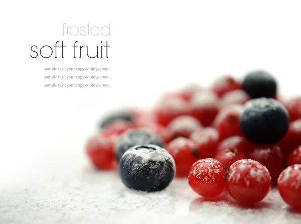 Frosted soft fruits