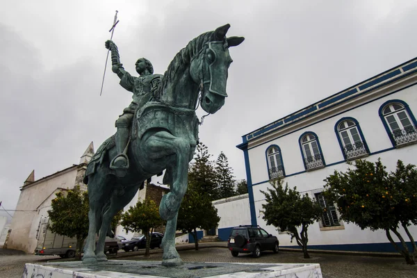 Statue of D. Nuno Alvares Pereira located in Portel, Portugal