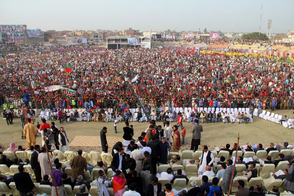 Political Rally Crowd