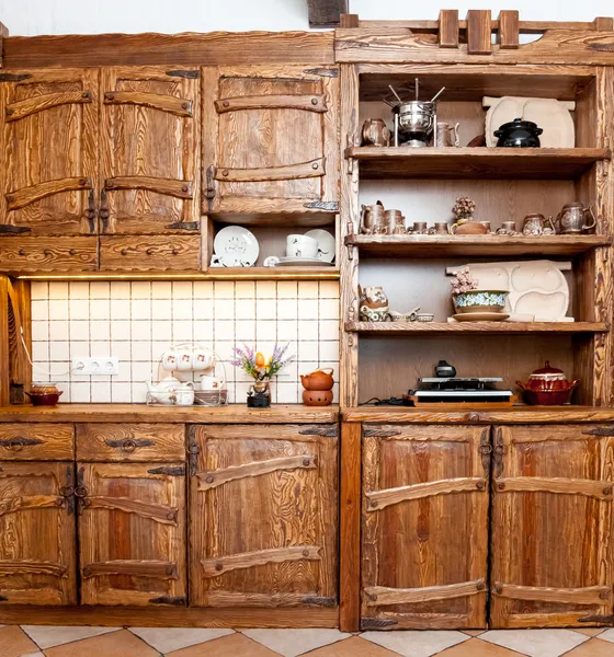 Furniture for kitchen in country style