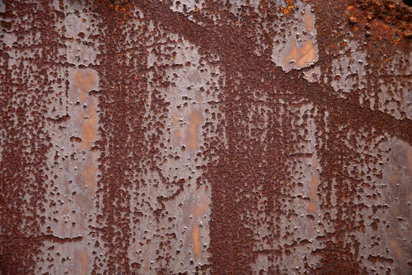 Iron fence Rusty old corrugated iron