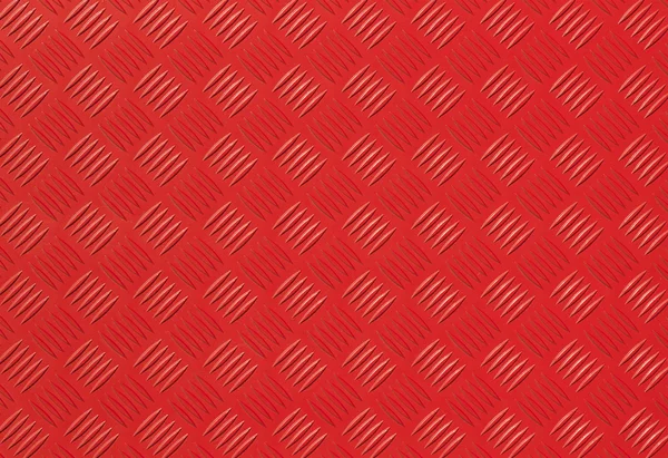 Red metal diamond plate photo background texture