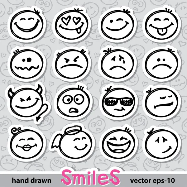 Set of smiles