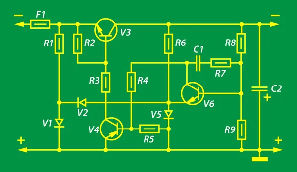 Electric scheme of a power supply unit