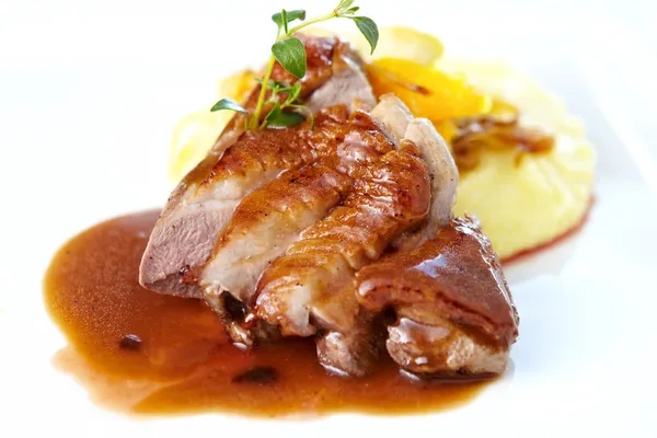 Roasted duck