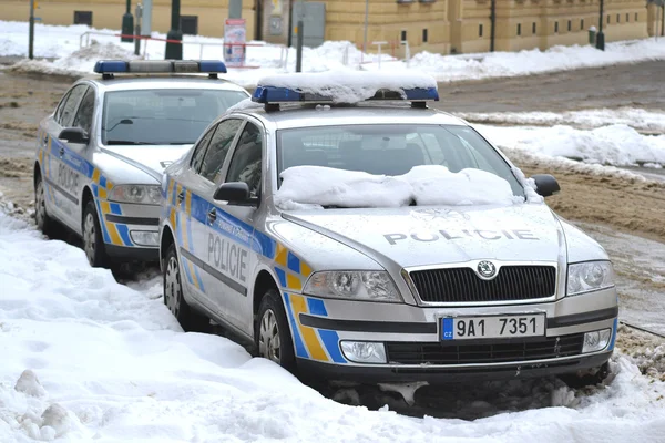 Police car in Prague