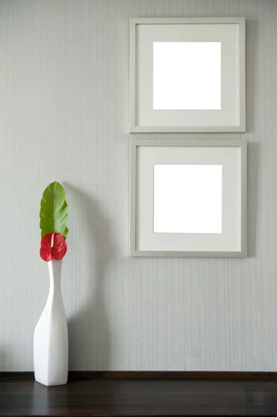 Picture frame on wall