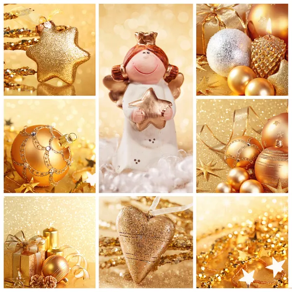 Golden christmas — Stock Photo #13451136