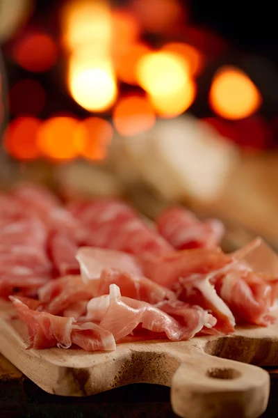 Platter of serrano jamon Cured Meat